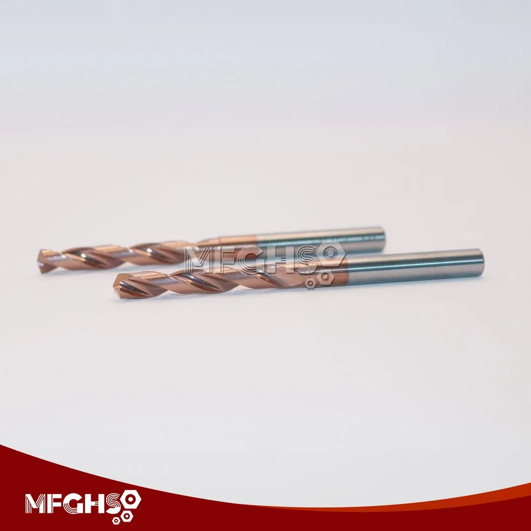 OEM Custom Solid Tungsten Carbide Titanium Aluminum Nitride Drill Bits for Tile