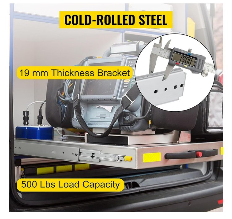 76mm Wide 60-Inch Heavy-Duty Slide Lock