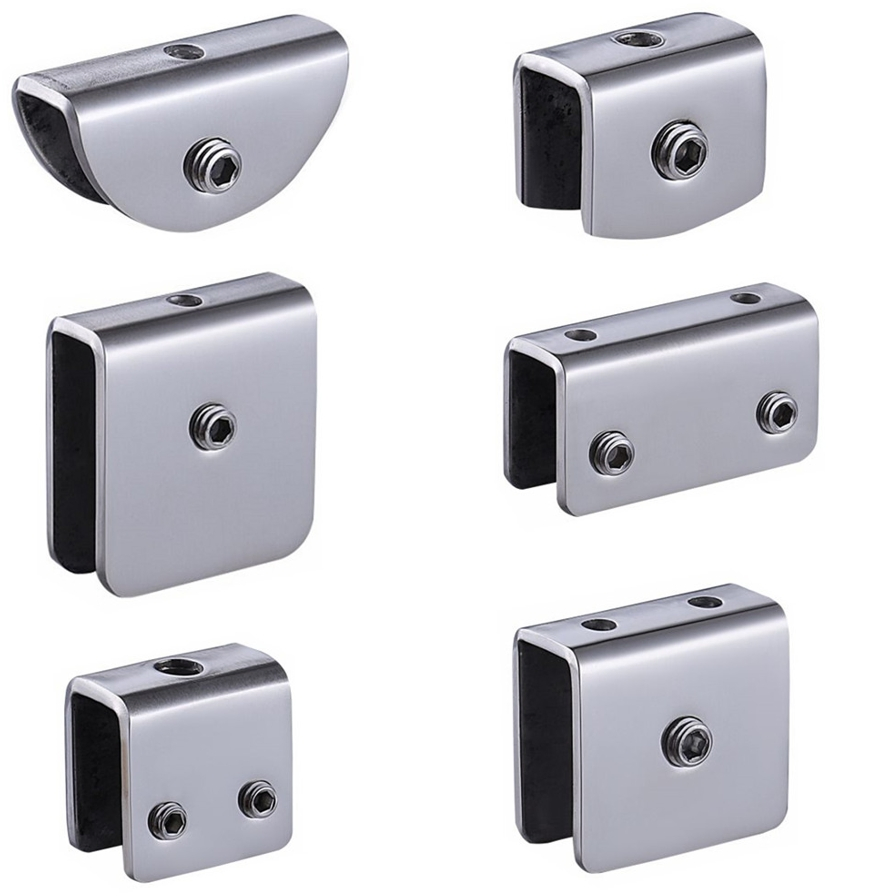 25mm Frameless Modern Hotel 8mm Tempered Glass Showe Cabin Door Stainless Steel Support