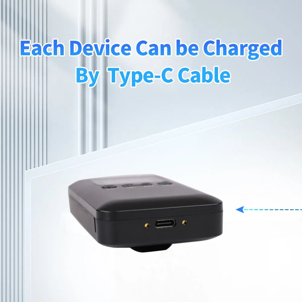 Беспроводная гарнитура-микрофон для гида с батареей 60 часов