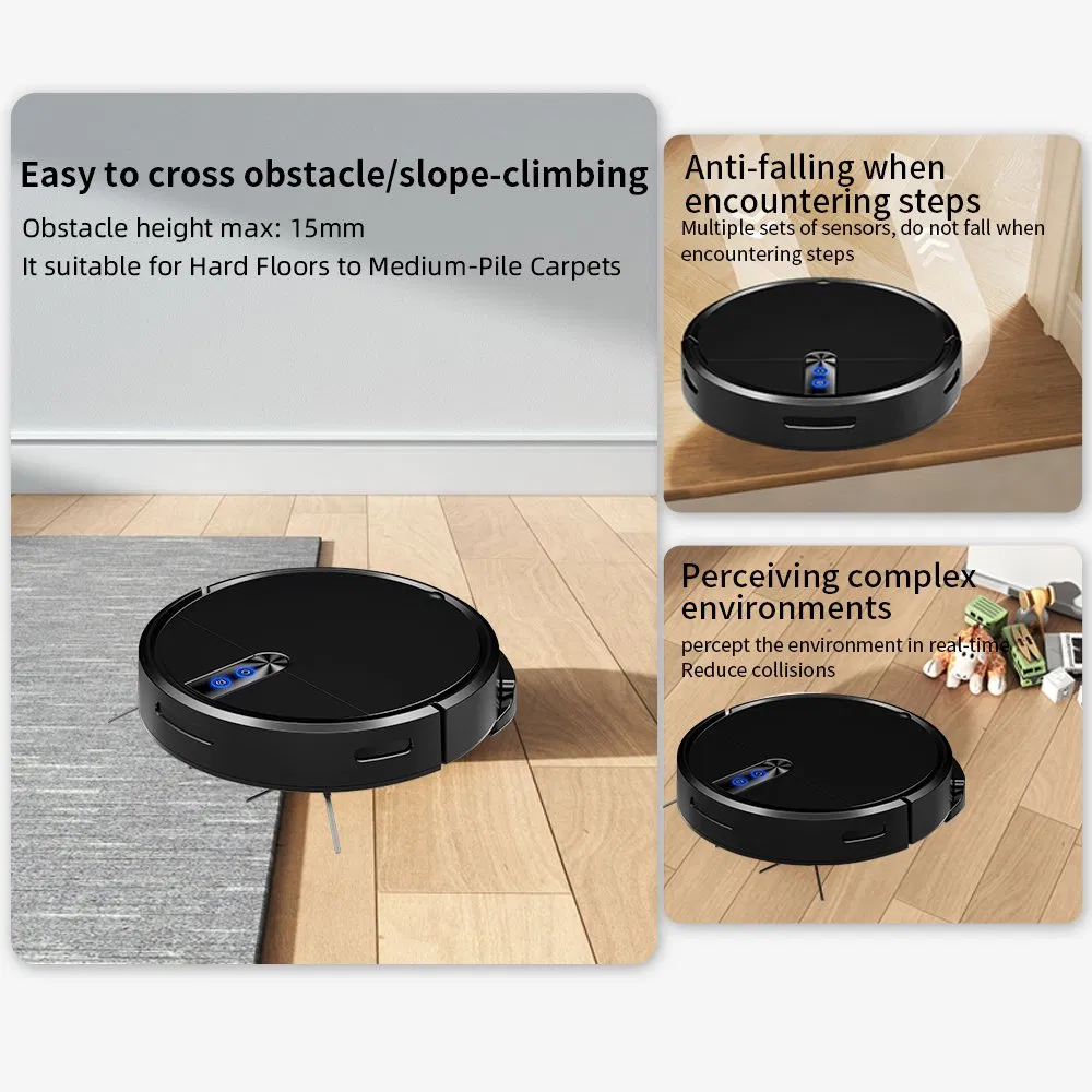 Intelligent Robot Vacuum Cleaner Controlled with Alexa and Tuya APP Auto Charging