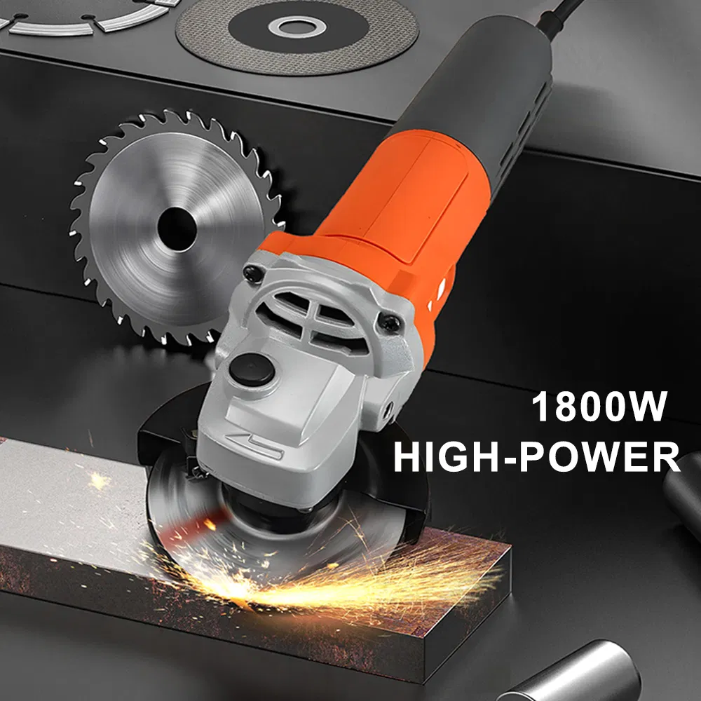 High Performance AC Brushless Angle Grinder Power Tools with Variable Speed and Rotary Disc Grinder Function Professional Wall Sanding Machine