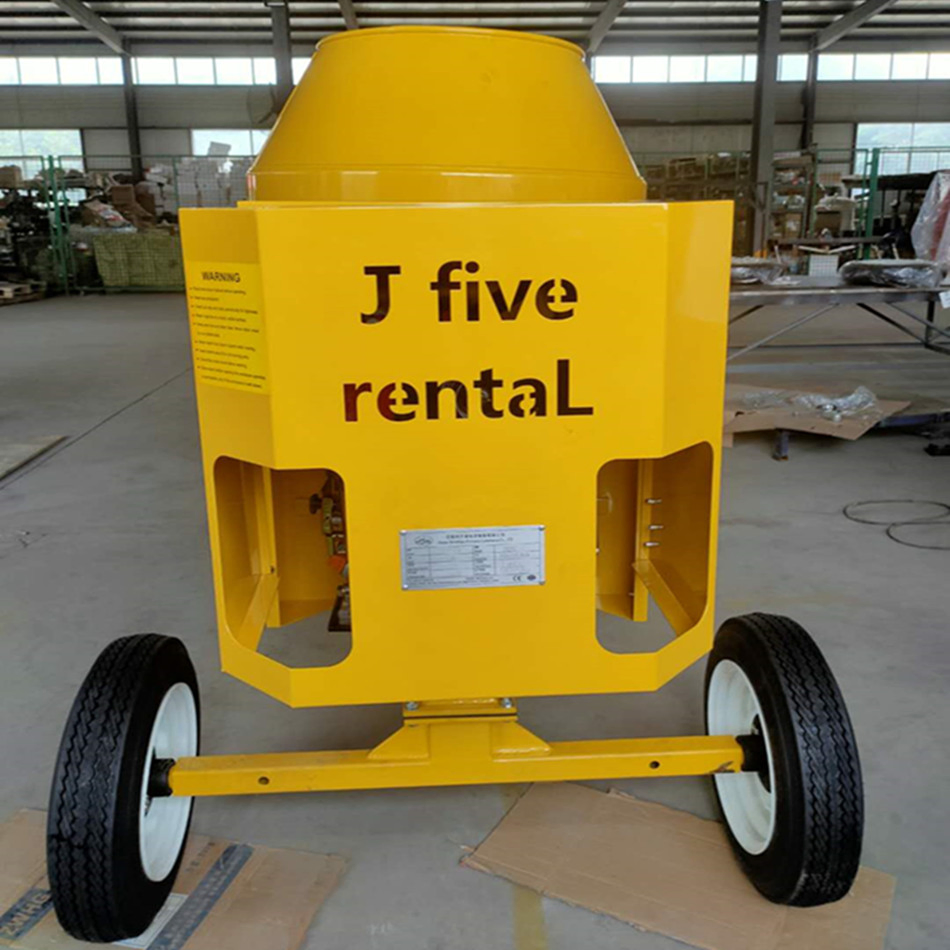 portable 500L Diesel Motor Concrete Mixing Mixer