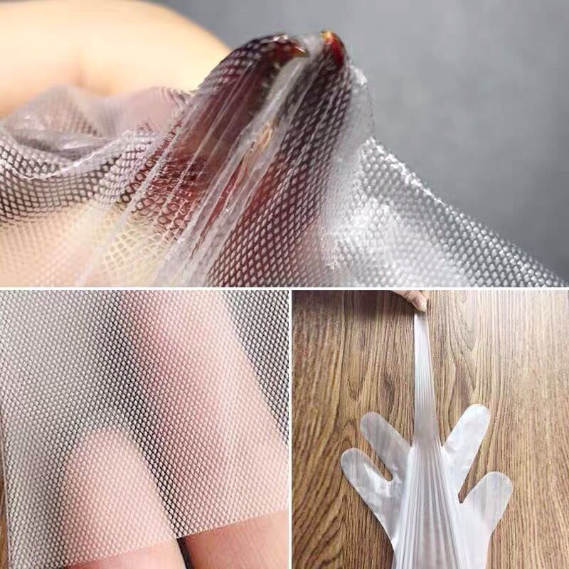 Food-Grade Disposable Gloves in a Variety of Colors Are Available for Industrial Use&OEM