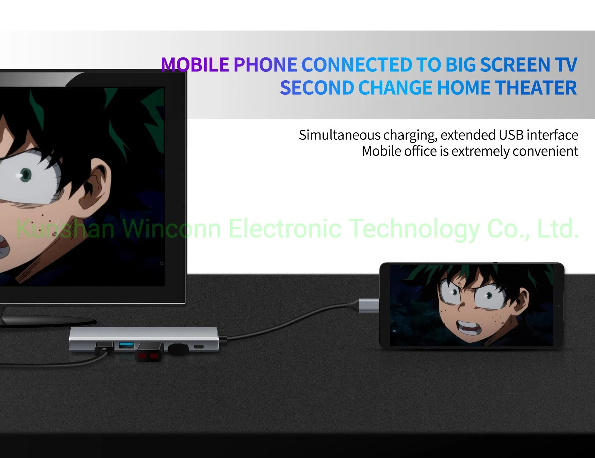 Type C Docking HDMI USB Type C