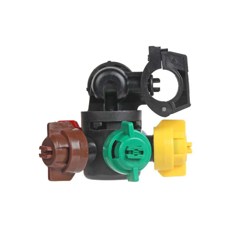 5 Way Nozzle Holder Agricultural Boom Sprayer Part Agricultural and Gardening Nozzle for Plant Protection Machinery