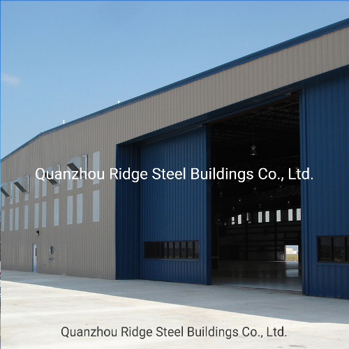 Welded H Column Slope Roof Steel Structure Building Workshop