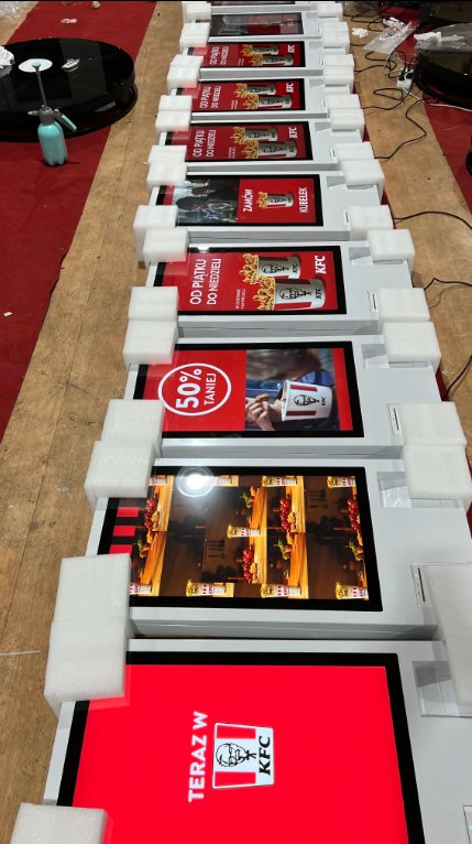 Fast Food Restaurants Service Self Terminal Machine Ordering Payment Kiosks Cash Bill Print