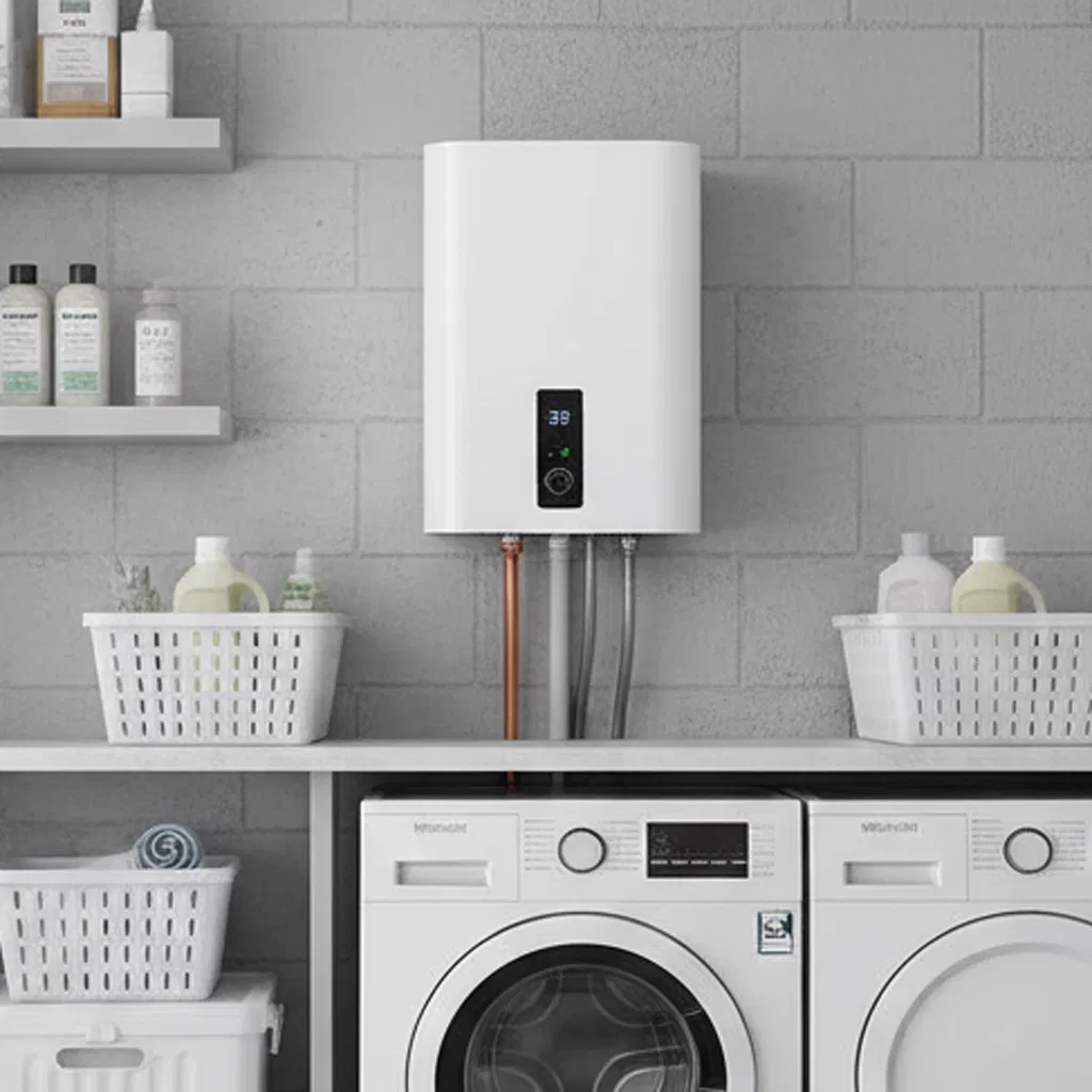 80L Large Square Iron Shell Fashion Home Water Heater