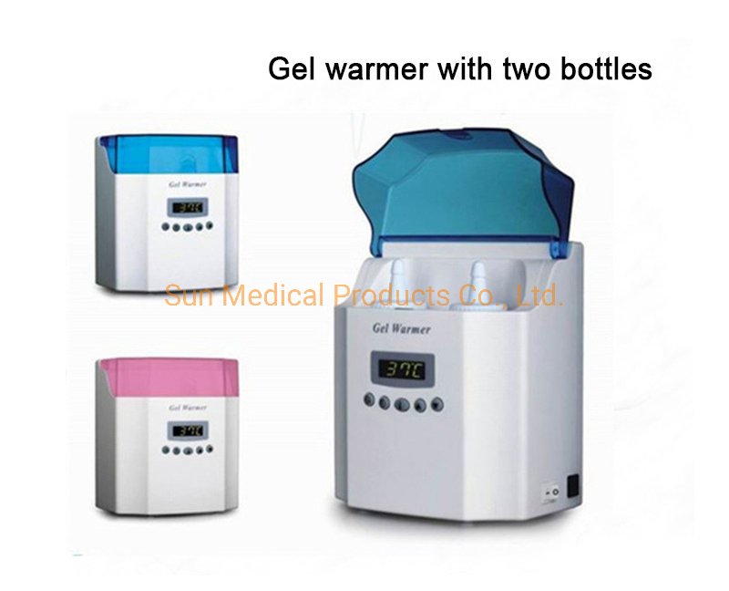 Medical Hospital Clinic Use Two Bottles Ultrasound Gel Warmer with CE