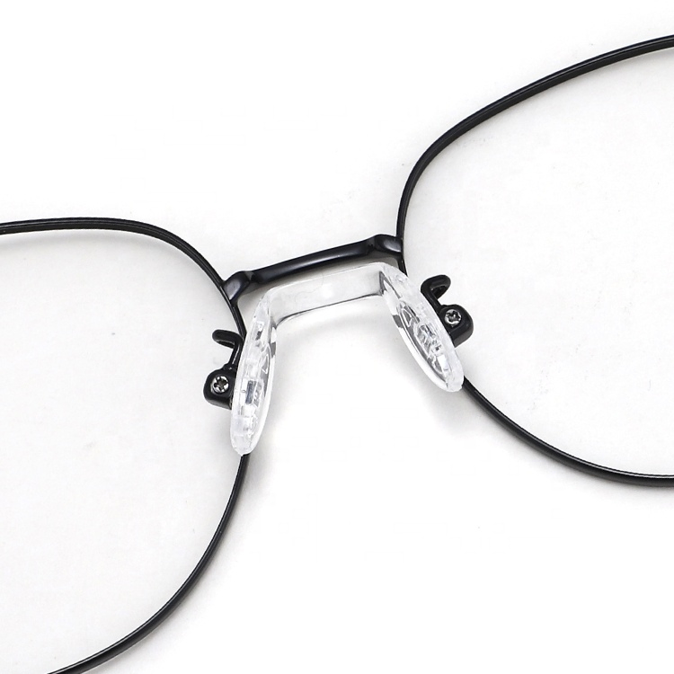 U Shaped Plastic Silicone Nose Pads for Eyeglass, Soft Plug-in Air Chamber Glass Nose Pads Strap Bridge_Algz_160056