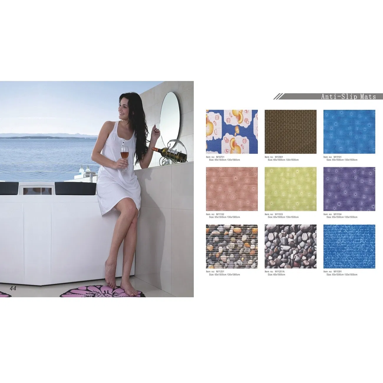 PVC Foamed Anti Slip Printed Mat