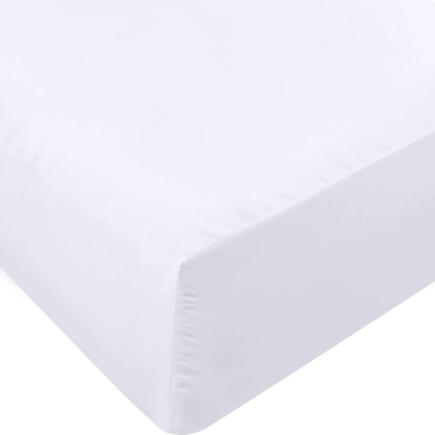 Fitted Sheet Soft Microfiber Deep Pocket Shrinkage Fade Resistant