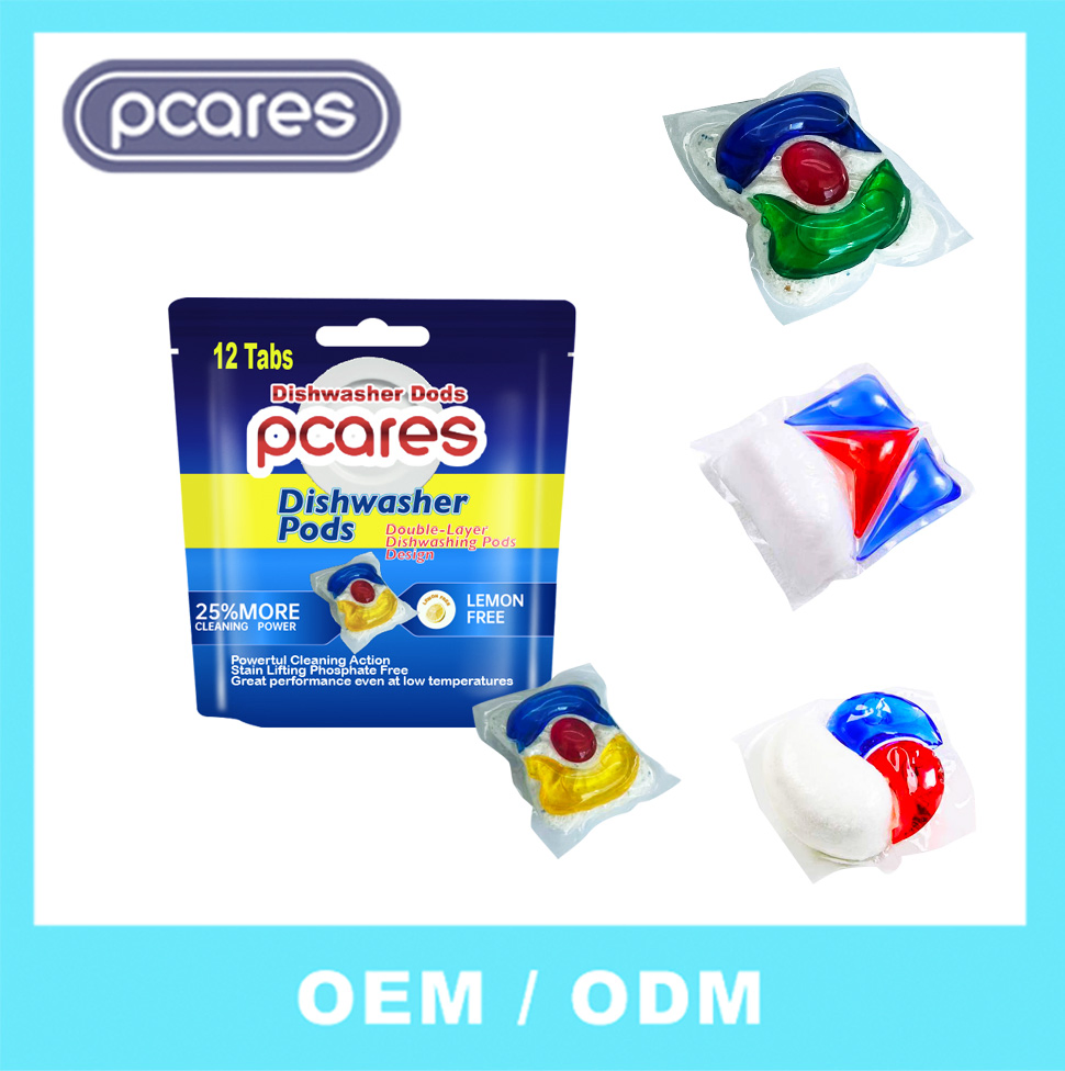 Hot Sale All in One Dishwasher Pod Popular Products High Efficiency Powerful Cleaning Detergents Dishwasher Pods for Dishwasher