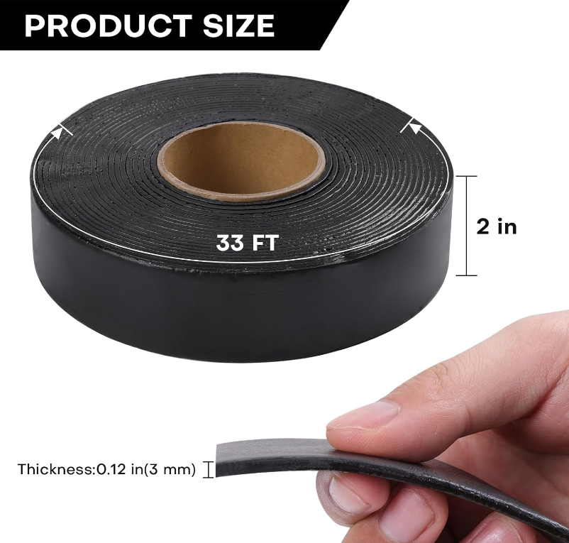 Asphalt Tarmac Parking Lot Joint and Crack Sealer Repair Hot-Filler II Tape 2in X 50 FT Long