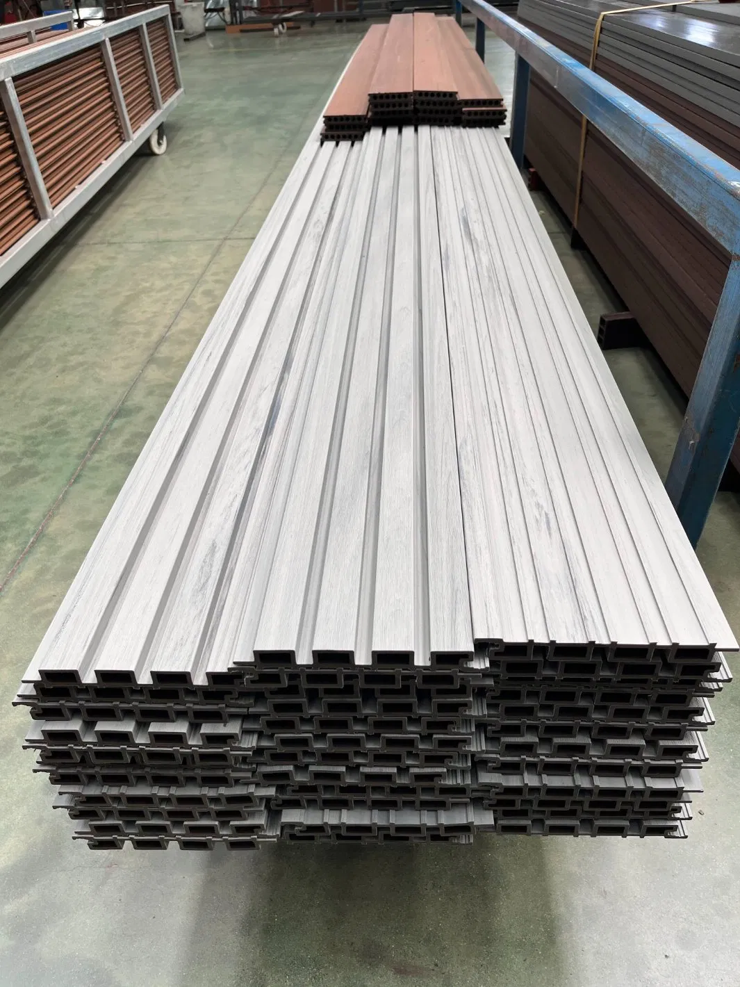 Waterproof Exterior House Wood Plastic Composite Cladding Outdoor PVC WPC Wall Panels