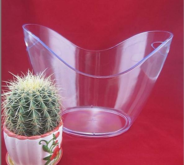 Wholesale 3.5 L Large Plastic Ice Bucket for Beer Champagne Cooper Buckets-Beverage Tubs