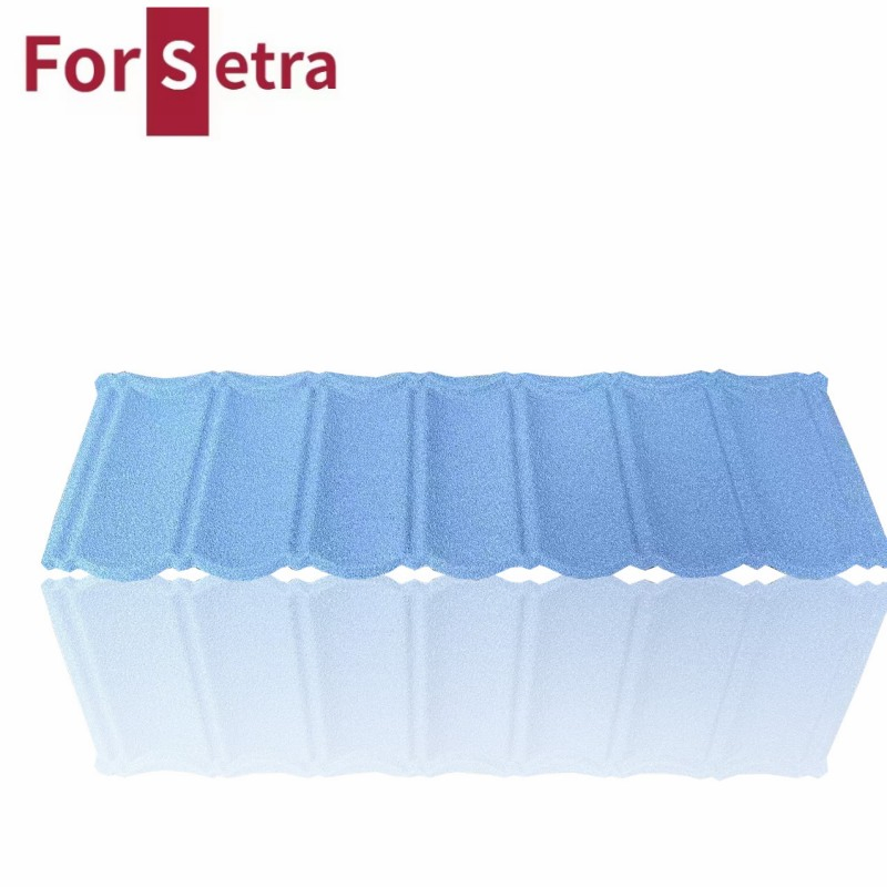 Tunisia Zinc Color Coated Corrugated Metal Aluminum Roofing Tiles Building Material House Roof