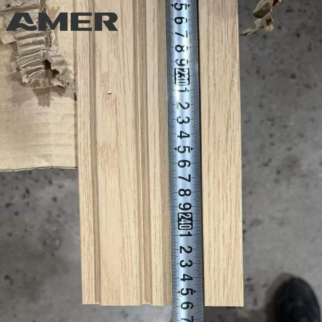 Modern Decorative Material Manufacturer Fluted 3D Water Proof PS Wall Panel Flat Wall Panel