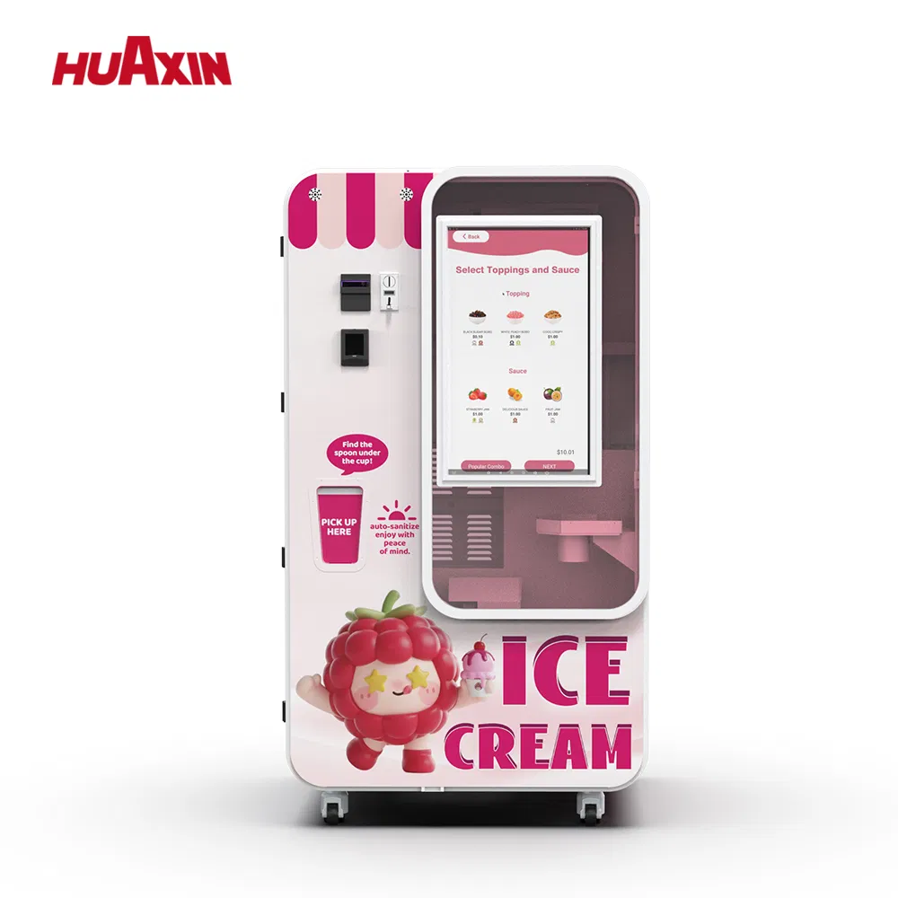 Batch Production Ice Cream Vending Machine for Bakery & Cafe Combo