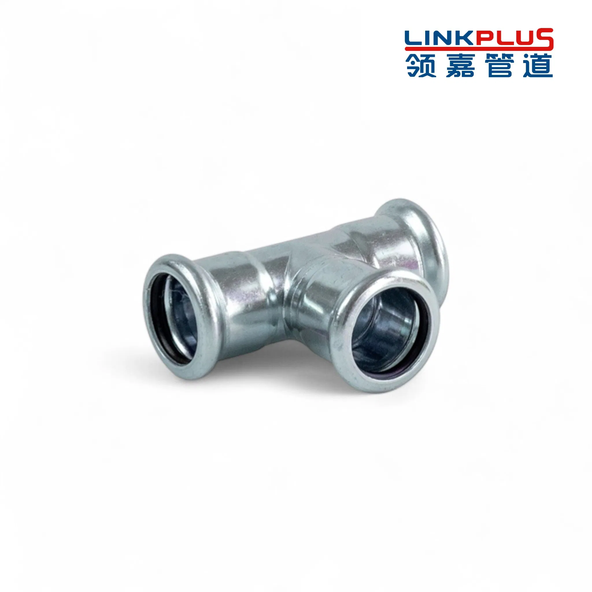 Carbon Steel Zinc Plated Fitting and Pipes ASTM Stainless Steel Elbow Bend Tee Firefighting Gas Water Press Fitting