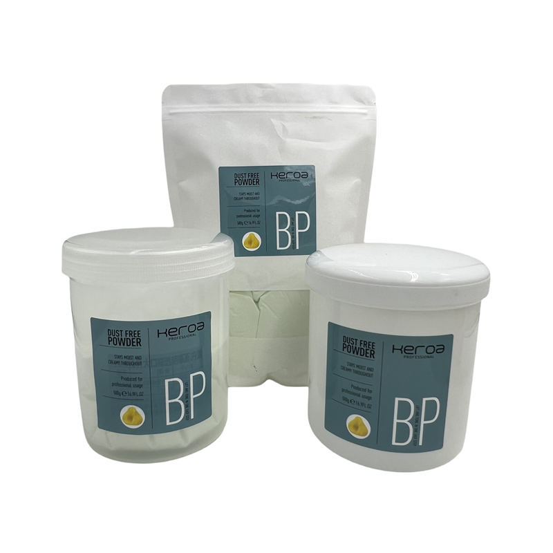 Wholesale 500g Keroa Series Ammonia Free Organic Blue 9+ Bleach Powder