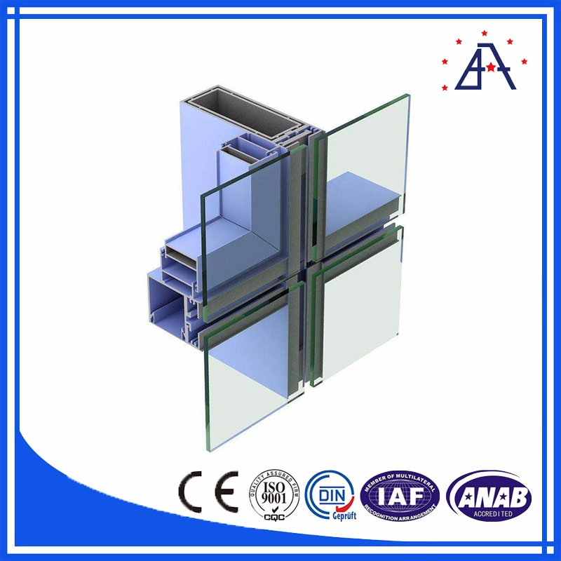 High Quality Standard Aluminum Curtain Wall