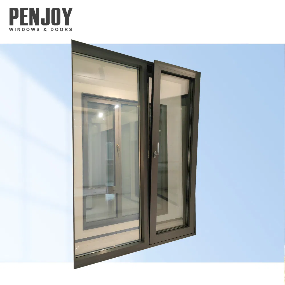 Penjoy New Design Waterproof Customizable Aluminum Window Thermal Break Windows