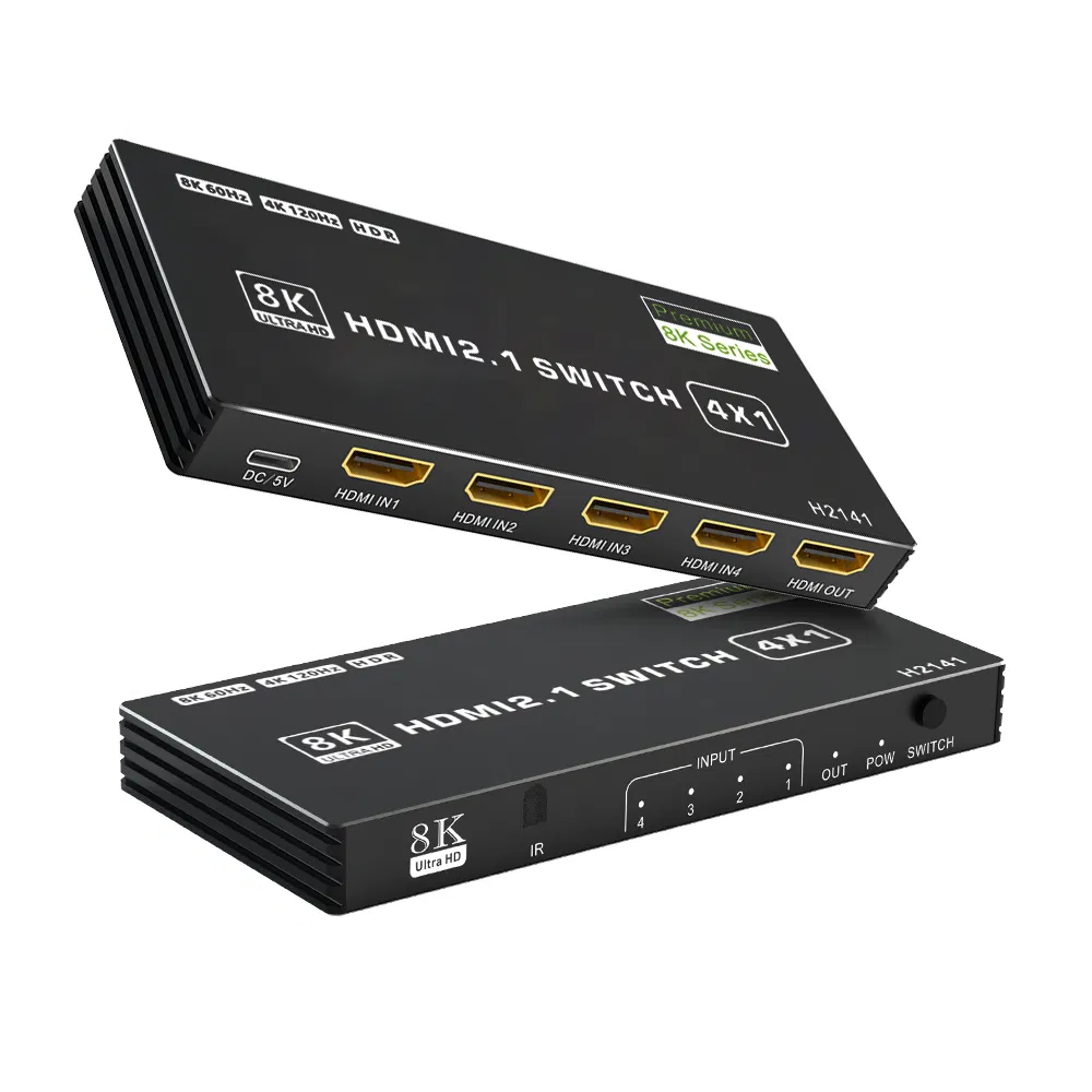 Разветвитель HDMI 2.1 на 5 портов с пультом