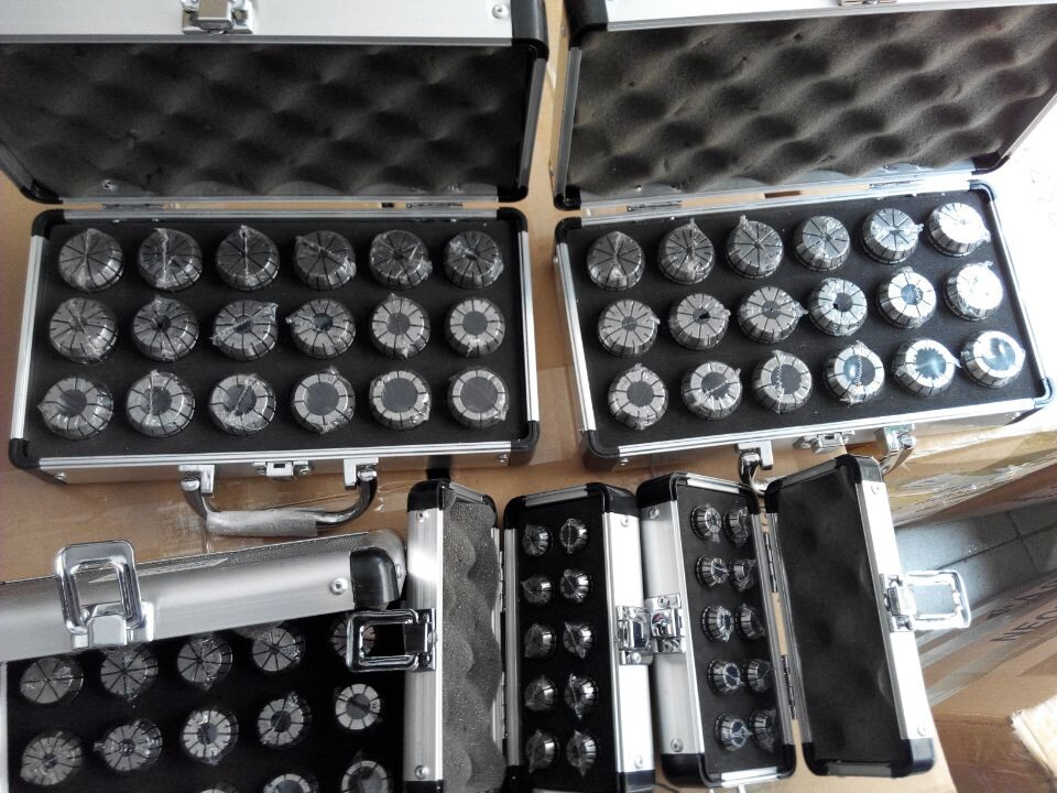 Cutoutil Er32 18PCS 3-20mm 0.015mm Precision Collet Set Er Collet Set