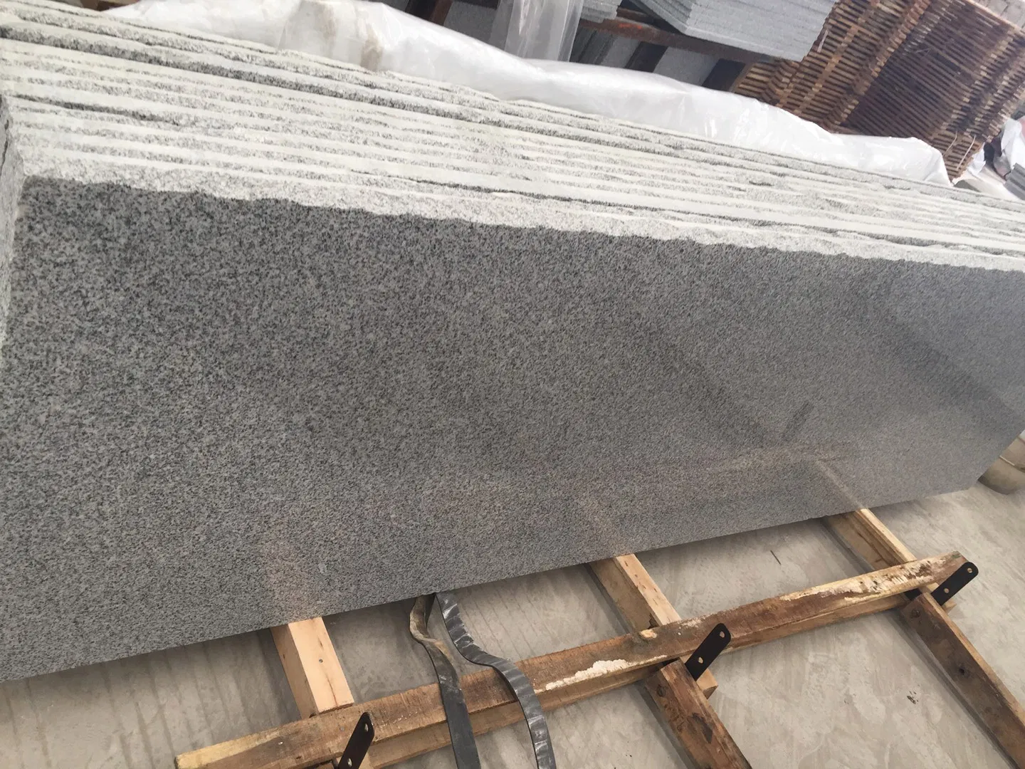 White Grey Natural Granite G603 Polished Matted Surface