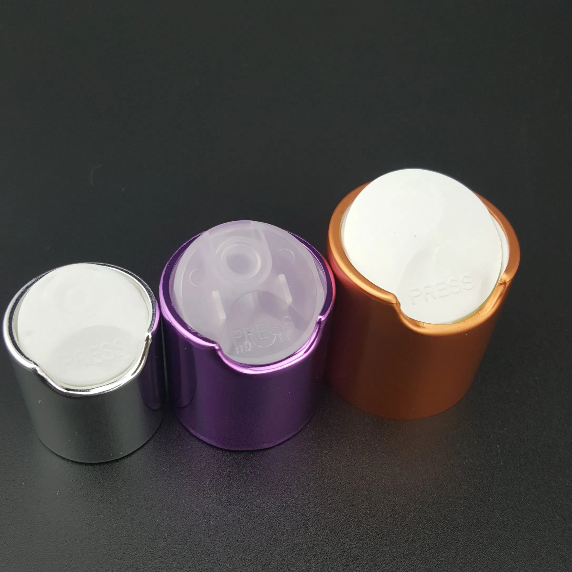 High Quality PP Aluminum Metal Disc Cap for Shampoo Bottle Cap