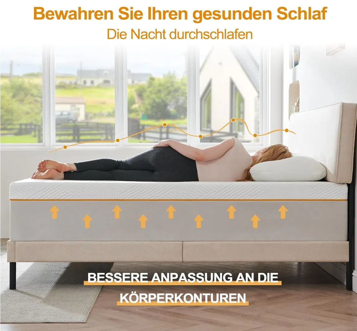 Hotel Comfortable King Size Quality 5 Star Hotel Queen Mattress Roll Compressed Mattress Gel Memory Foam Mattress