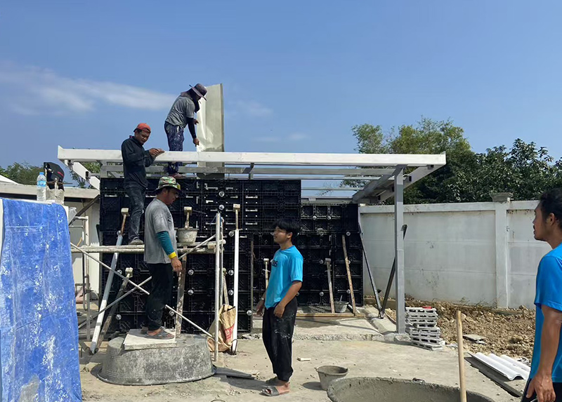 Songmao Reliable Concrete Molds Plastic Column Formwork for Building Construction Projects