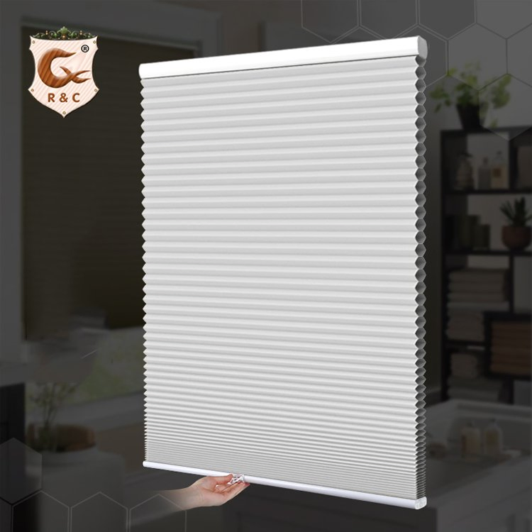 Factory Wholesale Motorized Fashion Wide Blade Honeycomb Cellular Roller Blinds