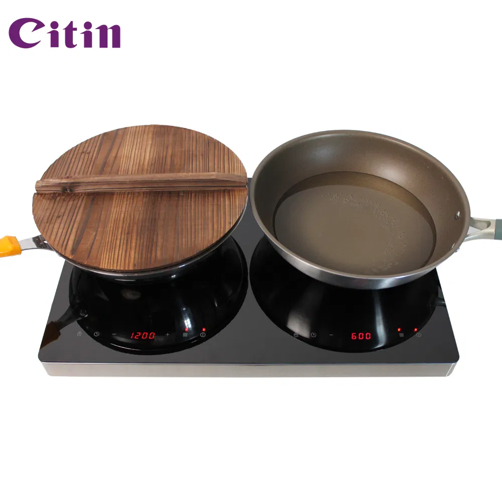 Premium Kitchen Electric Cooktop with 2 Burners Induction Hob