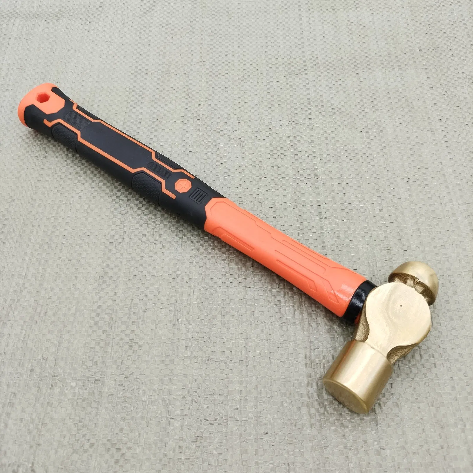 Mil-Spec Compliant Non-Sparking Ball Pein Hammer, Non-Magnetic Copper Alloy for Hazardous Area Machining