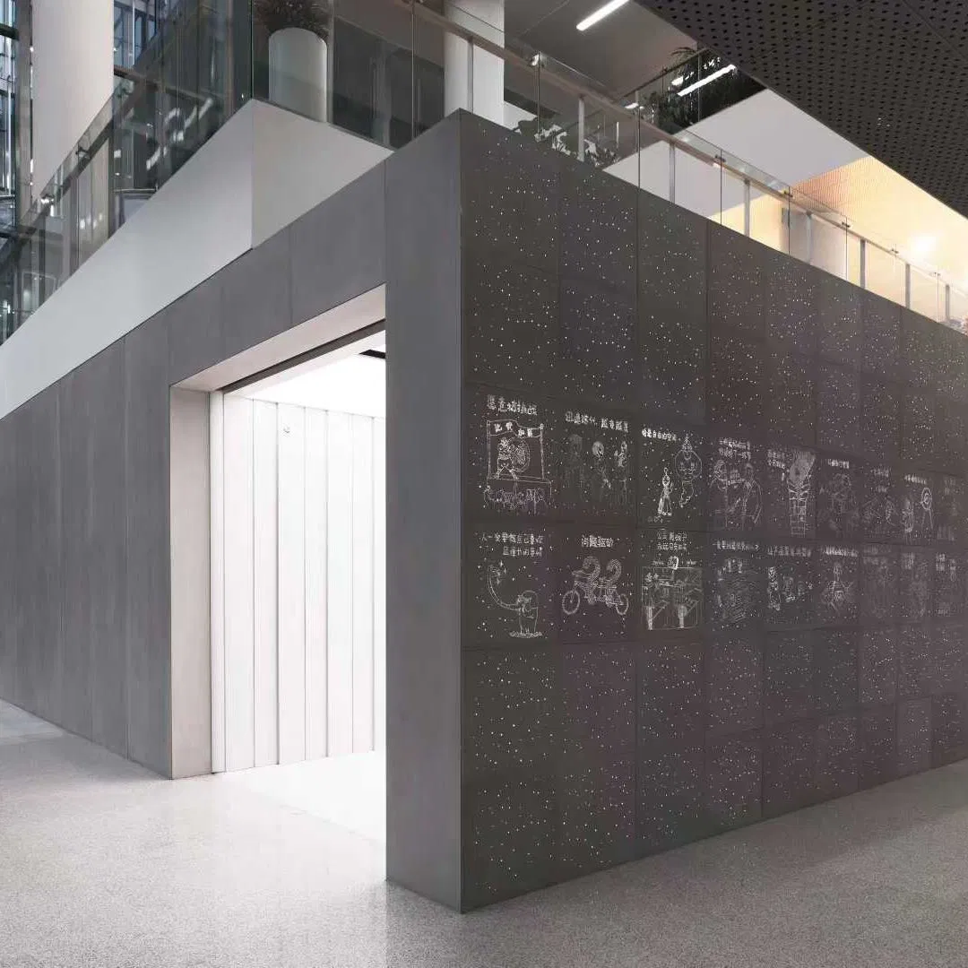 Minimalist Series Waterproof Light-Transmitting Concrete Panels, Creative Wall Decor, Suitable for Offices and Residences