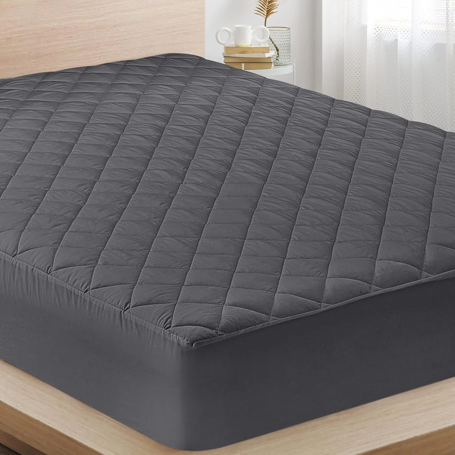 Mattress Pad Mattress Cover Quilted Fitted Mattress Protector Deep Pocket Cooling Topper