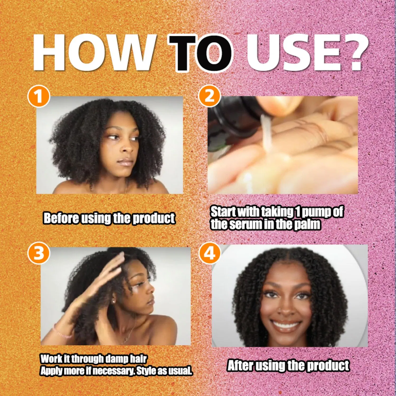 Private Label Argan Oil Moisturizing Repair Hair Serum