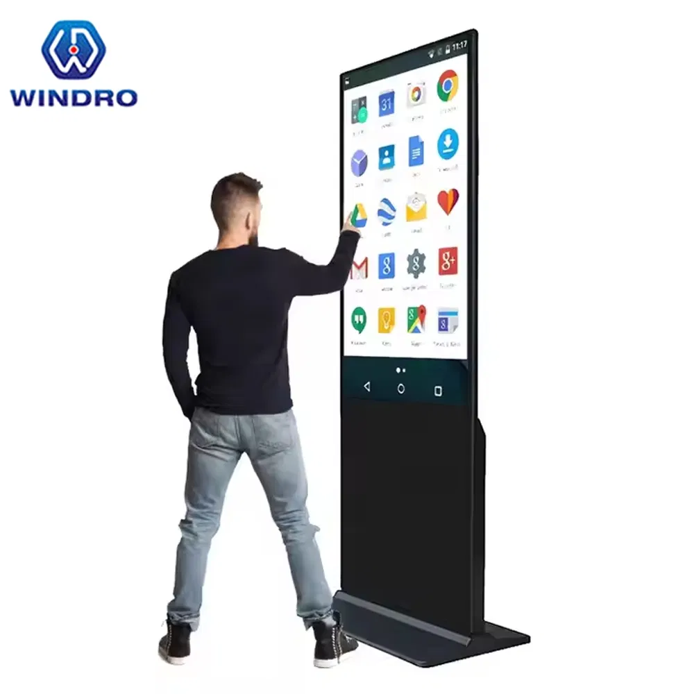 Интерактивный киоск 75 дюймов с сенсорным экраном и камерой