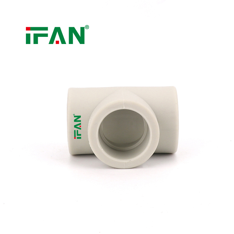 Ifanpro OEM ODM All Type PPR Pipe Fitting Plumbing System Tee Connector Fitting PPR
