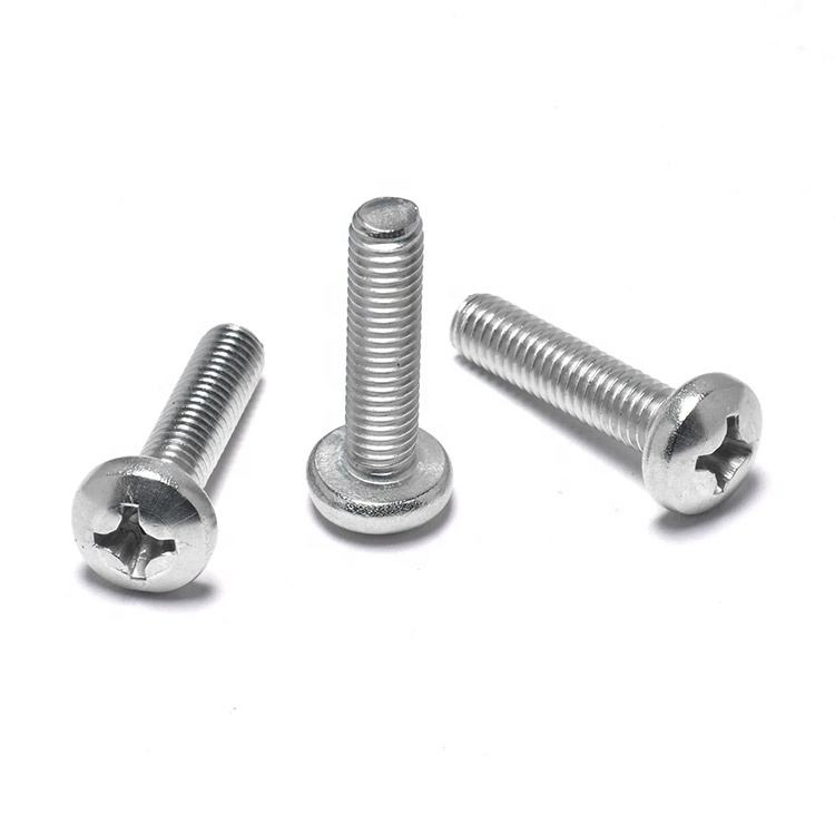 Sheet Metal Screws Self Tapping Phillips Pan Head Zinc Plated Steel #14 X 2" Phillips Head Screw 30mm