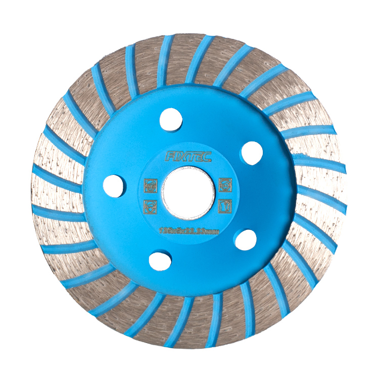 Fixtec High Precision Diamond Grinding Cup Wheel 100mm for Concrete and Stone