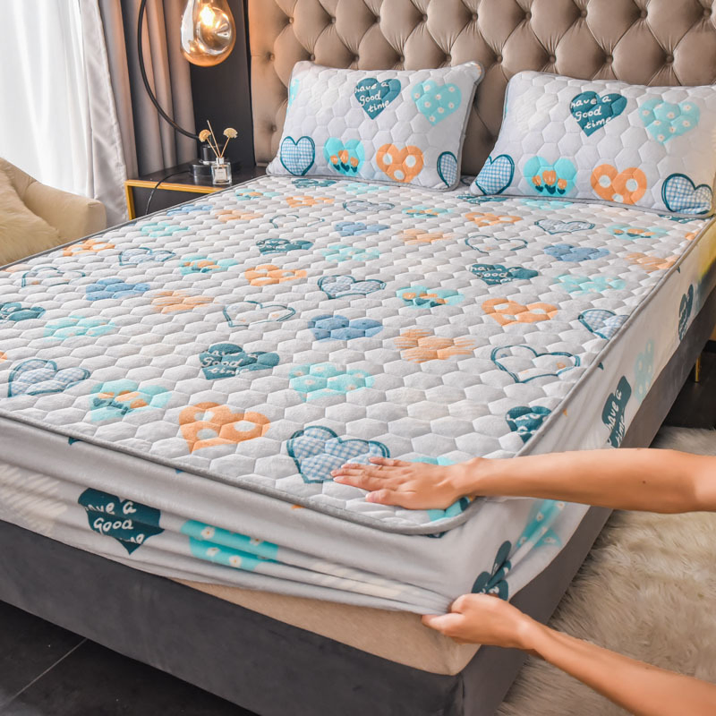 Customized King Size Terry Cotton mattress Topper Waterproof Mattress Protector