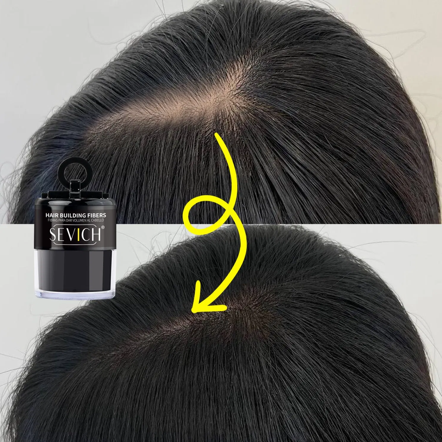 Wholesale Waterproof Natural Thickening Hair Lose Concealer 4.5g Hair Building Fiber Powder