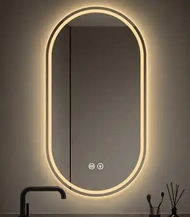 Trendy Decorative Mirror with LED for Contemporary Home Spaces