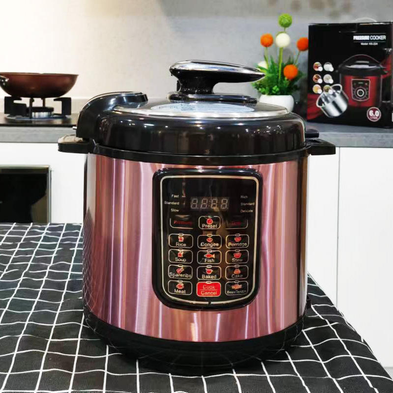 Multifunctional10 In1 Intelligent LED Display Thermostat Electric Pressure Cooker