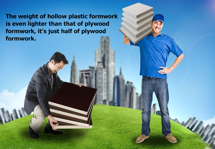 Waterproof and Dirt Resistant Black Plastic Formwork