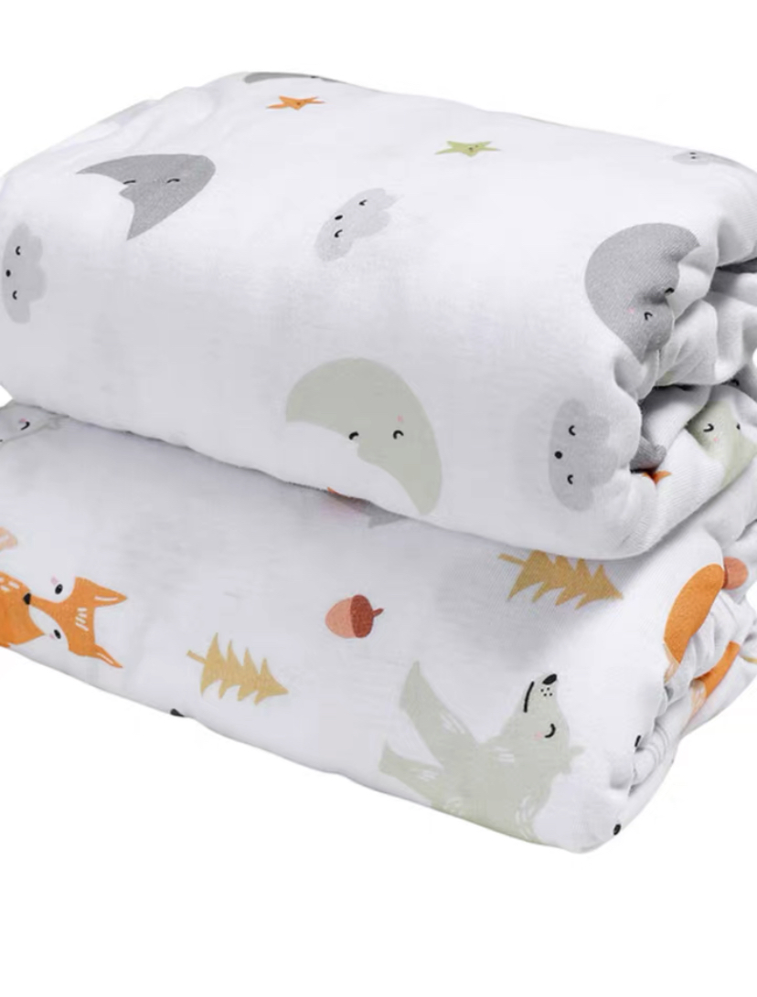 Factory Wholesale Bamboo Fiber Newborn Baby Bedding Set Bedspread Sheet